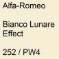 Preview: Alfa-Romeo, Bianco Lunare Effect, 252 / PW4.